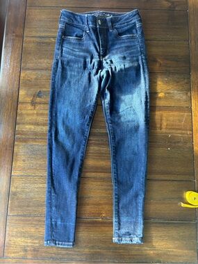 Dark Blue Women's Skinny Jeans - Unbranded